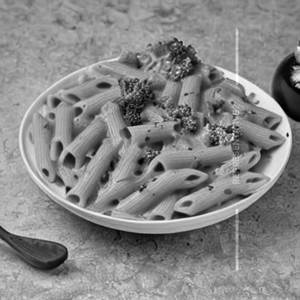 Pasta mix pink sauce penne