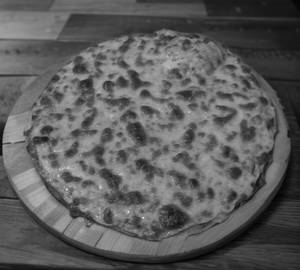 Cheese corn cheese loaded single toping pizza