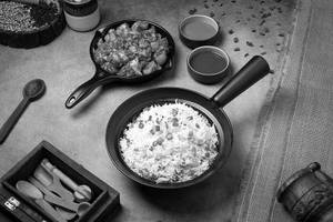 Veg Fried Rice With Chilli Panner