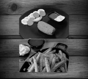 Peri Peri French Fries Small + Chicken Ala Kiev Nos 1