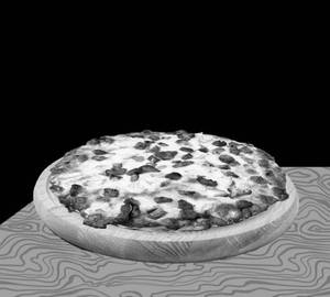 Chicken onion pizza