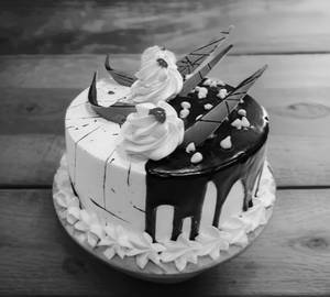 Choco vanilla cake [500 gram]