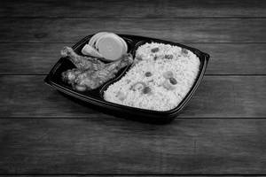 Basanti Pulao With Chicken Kosha And Salad Combo