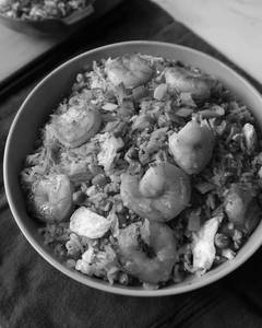 Prawns fried rice a