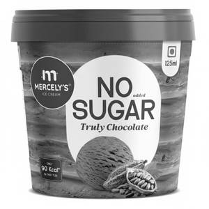 Mercely's No Sugar Truly Chocolate Ice Cream Cup - 125 ML