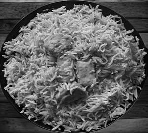 Paneer fry piece biryani