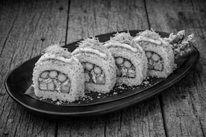 Asparagus Tempura Sushi