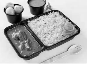 Chicken curry with rice