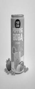 Popping Boba Lychee (330ml Tin)