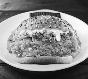 Chicken fingers Burger - Tandoori