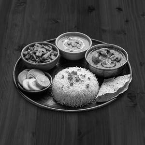 Mushroom Thali