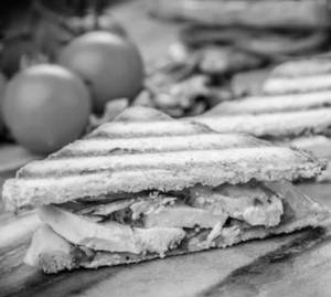 Chicken Cheese Grilled Sandwich