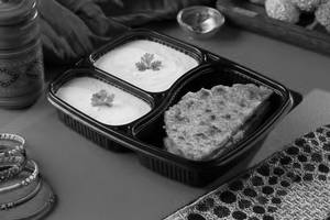 Sabudana Paratha (2 pcs) Curd Meal