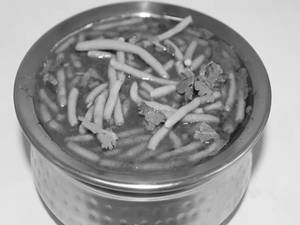 Shev bhaji black gravy