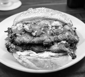 Spicy Chicken Tikka Burger