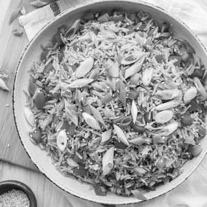 Veg Butter Singapuri Fried Rice