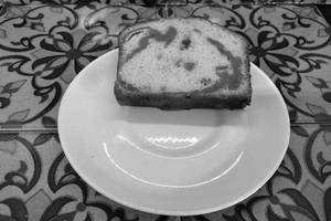 Eggless Fruit Slice Cake