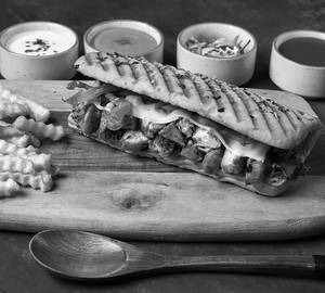 Mini African Sunset Panini + Fries