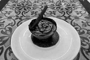 Chocolate Mousse In Edible Chocolate Cup