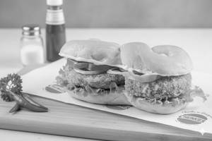 Veg Mexican Sub Burger