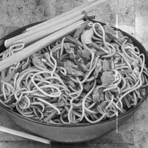 Chicken noodles