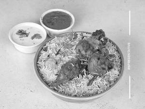Chicken dum biryani [full]