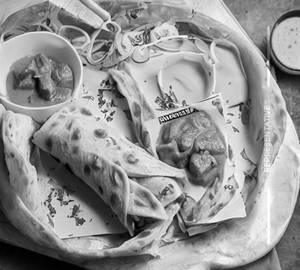 Butter chicken frankie