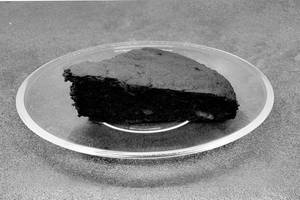 Banana Chocolate Cake Slice Dry