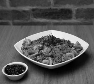 Stir Fried Rice Shrimp