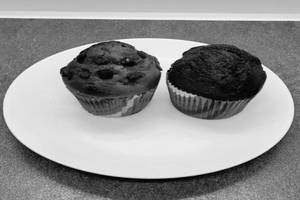 Eggless Choco Banana Muffin [2 pieces]