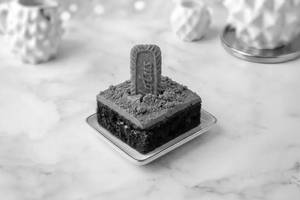 Eggless Biscoff Brownie