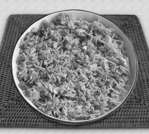 Schezwan egg fried rice