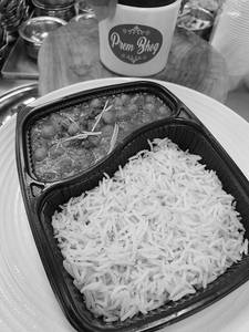 Choley+chawal