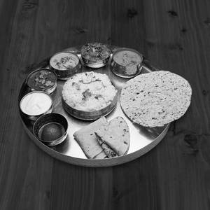 Simple Veg Thali - 2 Phulka