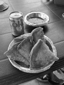 1 Coke + 3 Samosa