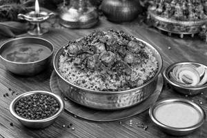 Chettinad Pepper Paneer Biryani
