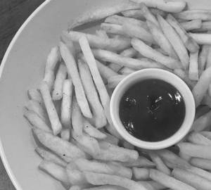 French fries salted