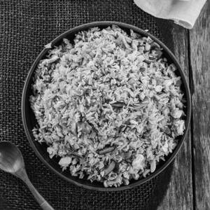 Mushroom onion fried rice