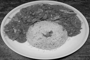 Chicken Stroganoff With Butter Rice