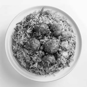 Veg manchurian fried rice
