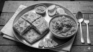 Sp. Chicken Mughlai Paratha
