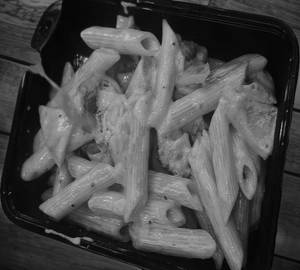 Alfredo white veg pasta