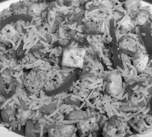 Paneer Fried Rice. Full