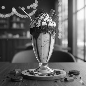 Oreo kitkat shake