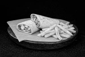 Paneer Wrap Fries Duo