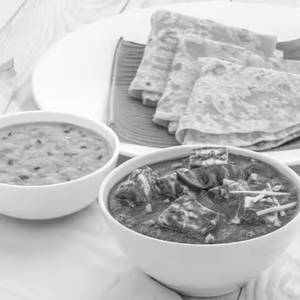 Palak Paneer, Dal Tadka With [2 Pcs] Paratha