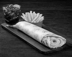 Double Egg Roll + Salted French Fries + Masala Coke