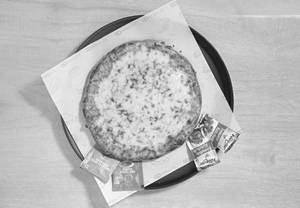 Plain cheese pizza   [8"]