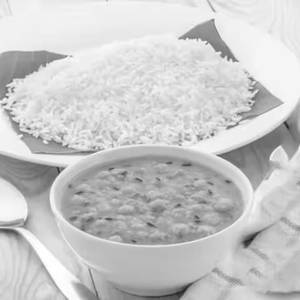 Homestyle Dal Tadka With Steamed Rice
