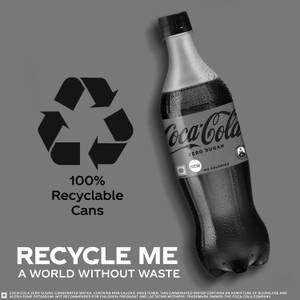 Coke Zero Soft Beverage [1 Pet Bottle, 750 ml]